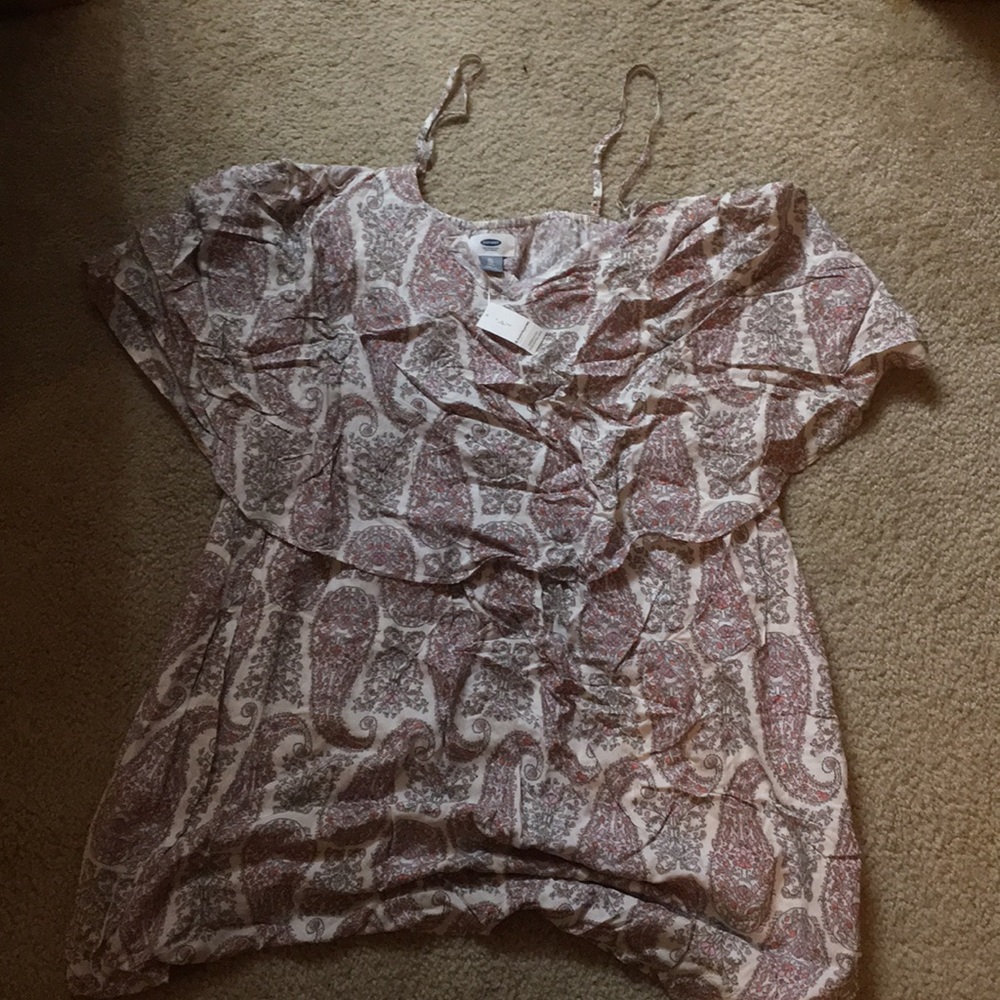 Old navy xl flora print top